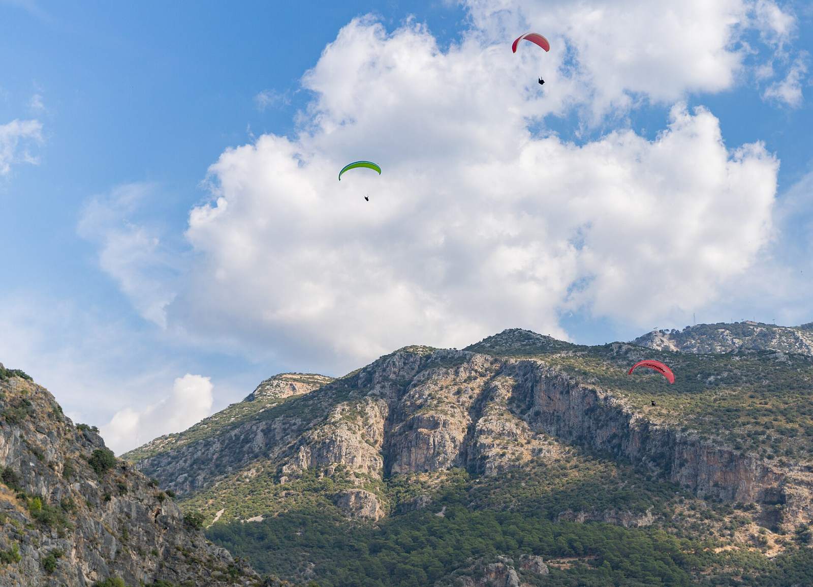 Ölüdeniz Belcekız Plajı gün batımı Belcekız Plajı'nda gün batımı manzarası